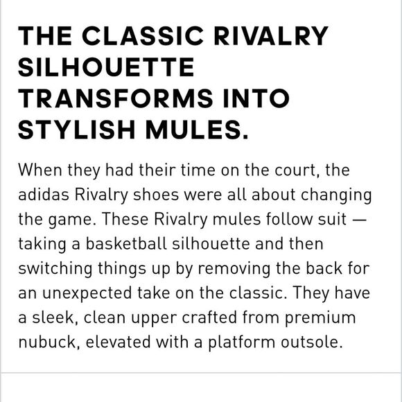 Adidas Rivalry Mule Shoes- Putty Beige/Warm Vanilla - Picture 8 of 12